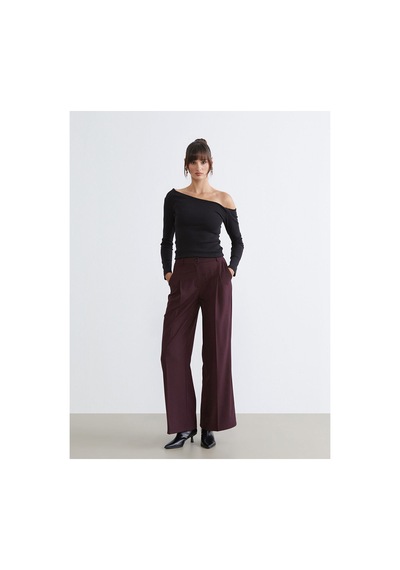 LC Waikiki Alıta Cıty Farkıyla Soulife Mürdüm Loose Fit Geniş Paça Kadın Pileli Pantolon Murdum - 930589957 Murdum LC Waikiki Alıta Cıty Farkıyla Soulife Mürdüm Loose Fit Geniş Paça Kadın Pileli Pantolon Murdum - 930589957 Murdum