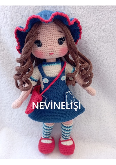 Amigurumi Ezgi Bebek Çok Renkli