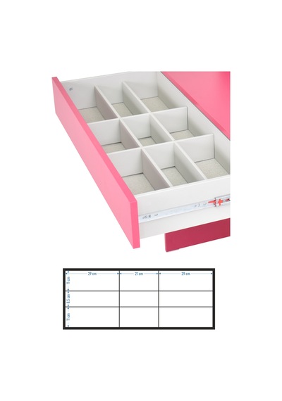 Vilinze Urla Tek Çekmece Bölmeli Organizer Kozmetik Aynalı Mini Makyaj Masası Pembe Vilinze Urla Tek Çekmece Bölmeli Organizer Kozmetik Aynalı Mini Makyaj Masası Pembe