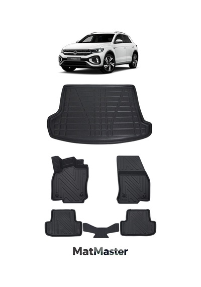 Volkswagen T-roc 2021 Model 5d Premium Ekstra Havuzlu Paspas Ve Bagaj Havuzu Set