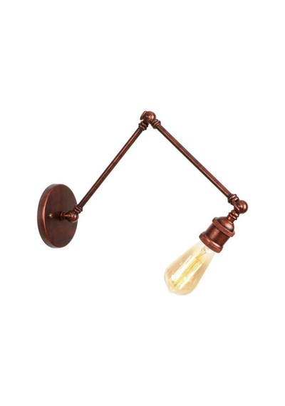 Riolight Retro,rustik,vintage Bakır Patinalı Üç Mafsallı 1xe27 Du Bakır