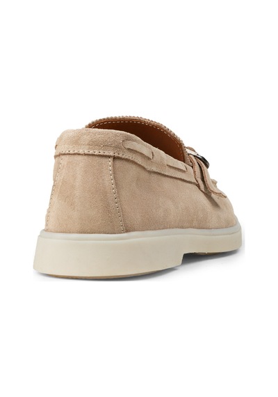 Deery Erkek Hakiki Süet Bej Tokalı Loafer - 02031mbejc01 Bej