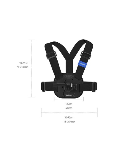Aksiyon Kamera Göğüs Askısı Vest Chest Hızlı Çıkarılabilir Yelek Göğüs Kayışı Gopro 13/12/11/10/9/ Diğer