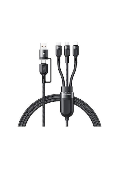 Mcdodo 100W 3In2 Pd Hızlı Data-Şarj Kablosu 6A 1.2M-Siyah Ca-8800 (534247846)