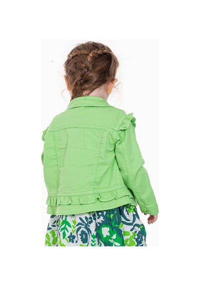 Xo Kids Kız Fırfırlı Gömlek 9-36 Ay Yaş 34709 Yeşil