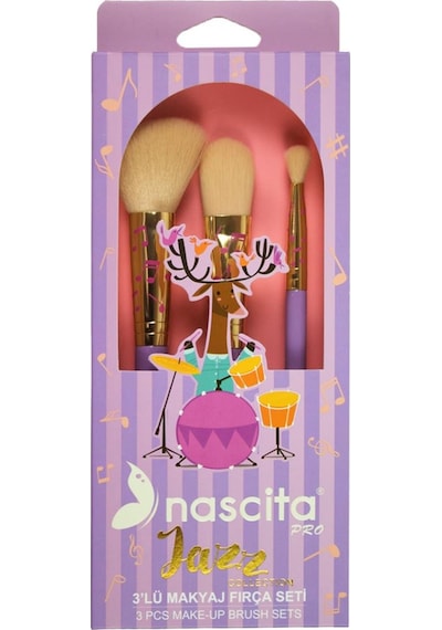 Nascita Jazz 3'lü Makyaj Fırça Seti - 146