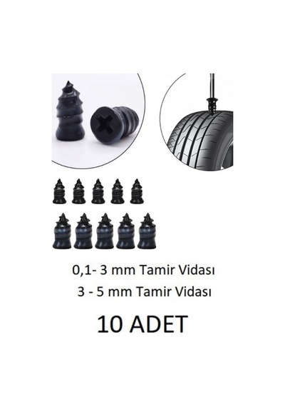 Lastik Hızlı Tamir Kiti Kauçuk Delik Tıkama Kit