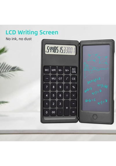 Katlanabilir Hesap Makinesi + 6 '' LCD Dijital Çizim Tablet