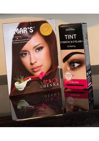 Amars Kına Saç Boyası + Joanna Kaş Kirpik Boyası