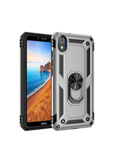 Xiaomi Redmi 7A Kılıf Sofya Yüzüklü Standlı Korumalı Kılıf