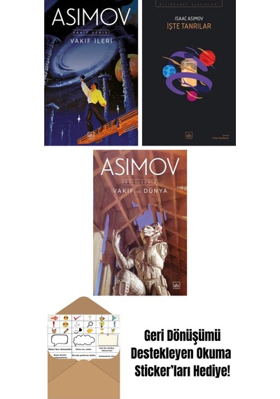 Vakıf İleri Vakıf Serisi 7. Kitap + İşte Tanrılar + Vakıf Ve Dünya Vakıf Serisi 5. Kitap