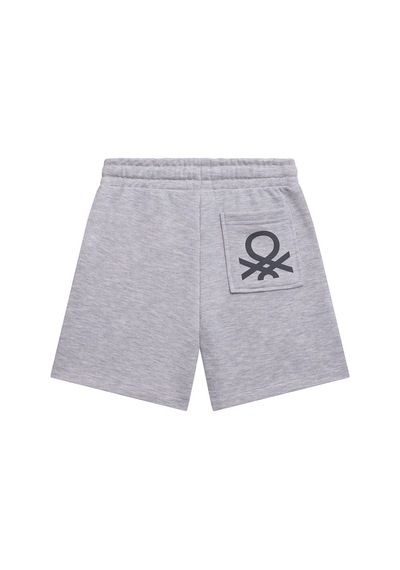 United Colors Of Benetton Erkek Çocuk Bnt- B23969 Şort Gri Melanj-2504
