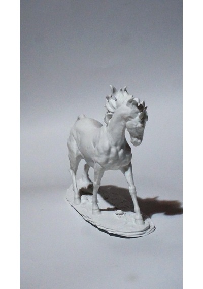 Koşan At Modeli - Dekoratif 3d Maket Hediyelik 15cm