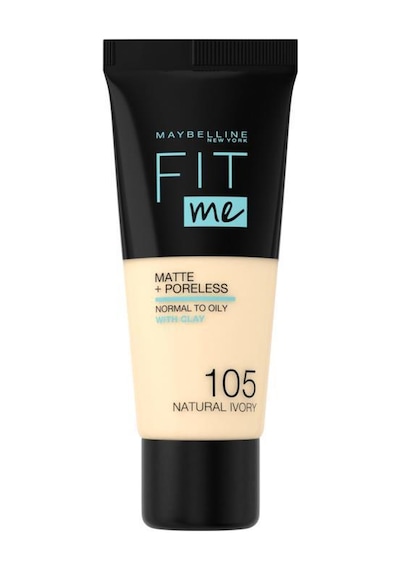 Maybelline New York Fit Me Matte+Poreless Likit Fondöten No:105 Natural Ivory 30 ML