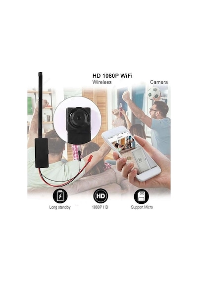1080p Ip Modül Full Hd Wifi Kamera Güvenlik Bakıcı Kamerası