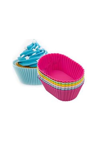 Silikon Oval Muffın Cup 6&Apos.Lı Set