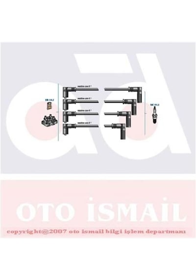 Doduco 7825 Buji Kablo Takım Tempra 1.4-1.6 Enj.-tipo 1.6 93-96 7735100 1 Takım