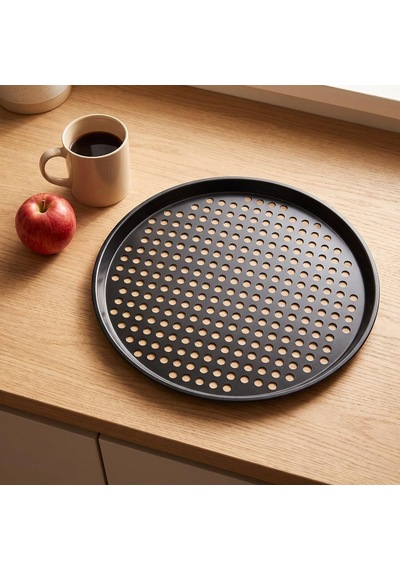 Fırın Ustası Karbon Çelik Pizza Tepsisi 32 Cm Diğer