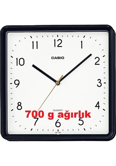 Casio Iq-152-1df Analog Duvar Saati Beyaz - Siyah