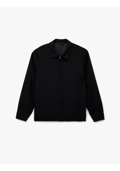 Koton Slim Fit Uzun Kollu Gömlek Yaka Fermuarlı Bomber Ceket Siyah 6wam20008ıw Siyah Koton Slim Fit Uzun Kollu Gömlek Yaka Fermuarlı Bomber Ceket Siyah 6wam20008ıw Siyah
