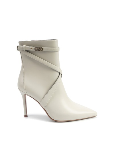 Nine West Justel 5pr Kırık Beyaz Kadın Topuklu Bot 000000000102012349 Beyaz