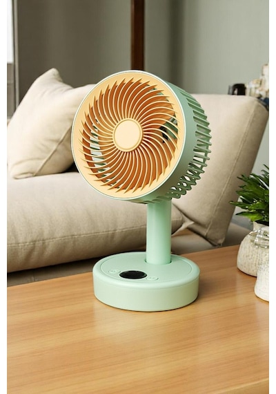 Fressi Jaf17 Taşınabilir Masaüstü Yeşil Usb Fan