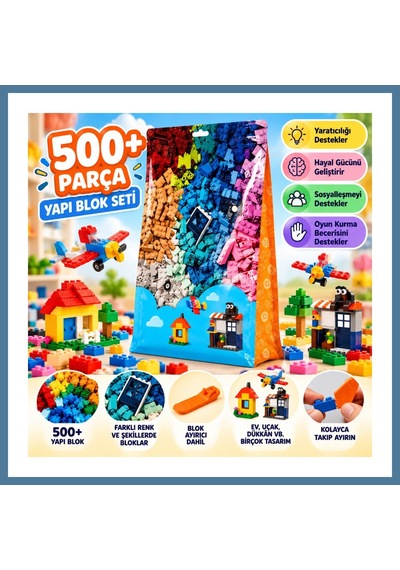 Bezos 5247 Classıc Brıcks 500+prç Btkfz