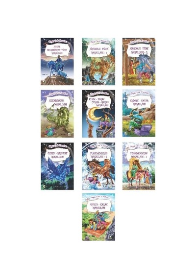 Büyük Türk Masalları Seti - 10 Kitap Takım - Betül Yağsağan - Damla Yayınevi