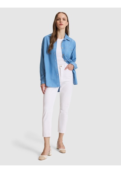 Pierre Cardin Kadın Açık Mavi Gömlek Jean 50321141-vr003