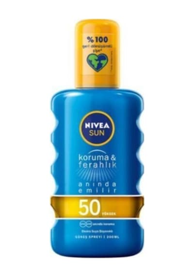 Nivea Güneş Yağı Koruma & Ferahlık Spf50+ 200 Ml