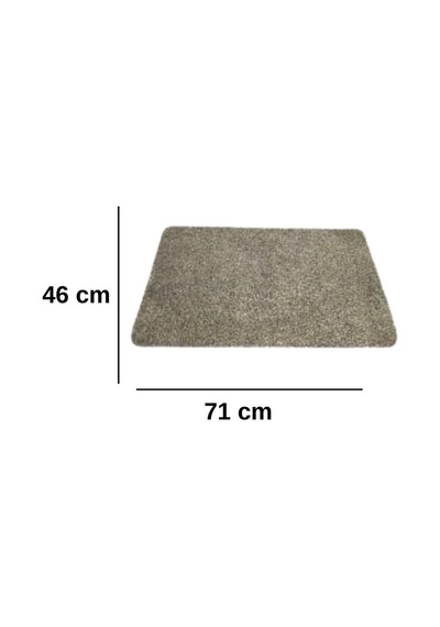 Vos Versa Çamaşır Makinesinde Yıkanabilir Kir Toz Emici Mikrofiberli Paspas Gri Vvhm0010-367 - 100 X 40
