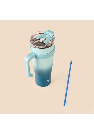 Horizon Pipetli Termos Bardak - Lacivert - 1 Lt Çok Renkli