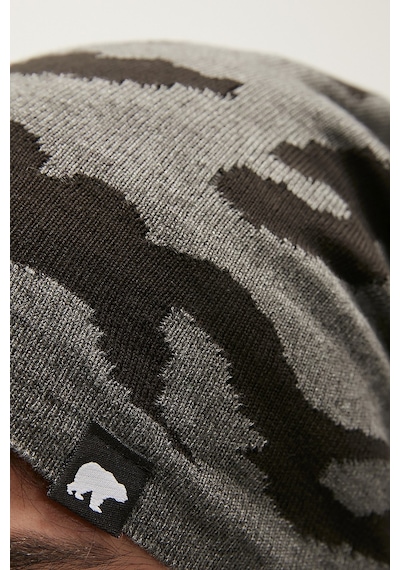 Bad Bear Camo Simple Iı Antrasit Kamuflaj Bere - Antrasit