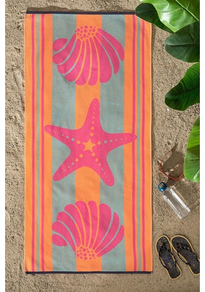 Özdilek Nice Pink Shell Plaj Havlusu 70x150 Cm Genel