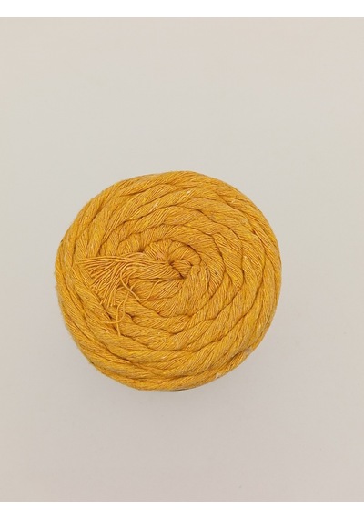 Ön-el Büklüm Taranabilir Makrome İpi - 250 Gr - Hardal