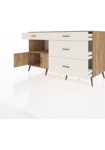 Kronos Konsol Tek Raflı 4 Çekmeceli 2 Kapaklı 176x59x99 Çam-çam/a Çam-çam/aytaşı Kronos Konsol Tek Raflı 4 Çekmeceli 2 Kapaklı 176x59x99 Çam-çam/a Çam-çam/aytaşı