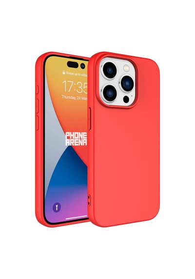 Apple Uyumlu iPhone 15 Pro Max Kılıf Zore Lsr Lansman Kapak Kırmızı