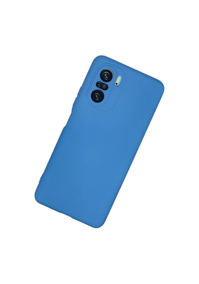 Xiaomi Poco F3 Kılıf Nano İçi Kadife Silikon - Mavi 0.2M-Çok Renkli