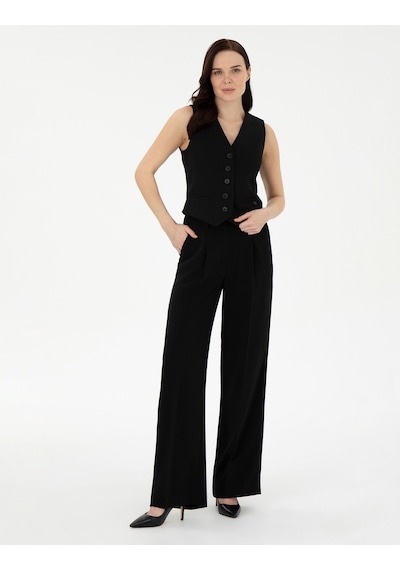 Pierre Cardin Kadın Siyah Pantolon 50290384-vr046 Siyah