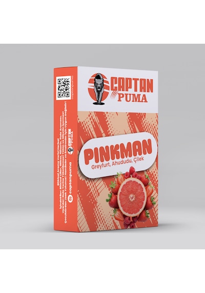 Captan Puma Pinkman - Greyfurt, Ahududu, Çilek Aromalı Mela 50gr.