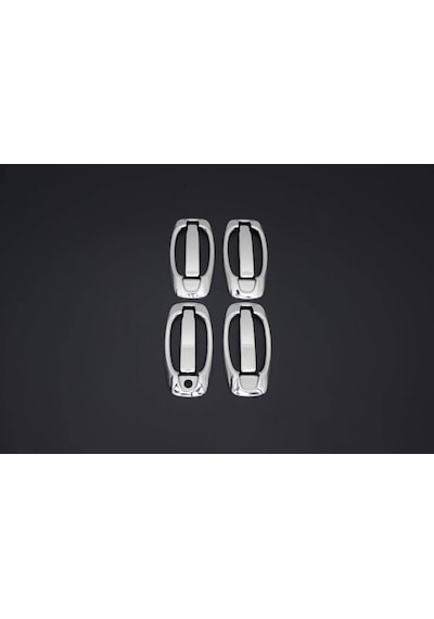 Citroen Nemo Krom Kapı Kolu 4 Kapı 8 Parça Set 2007 ve   Sonrası