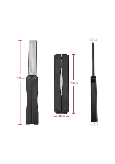 Nalburcuk Dmd Lx-1202 Katlanır Cep Tipi Outdoor Hızlı Bıçak Bileme Aparatı