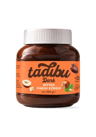 Abdurrahman Tatlıcı Tadıbu Bitter Kakaolu Fındık Ezmesi 330 G