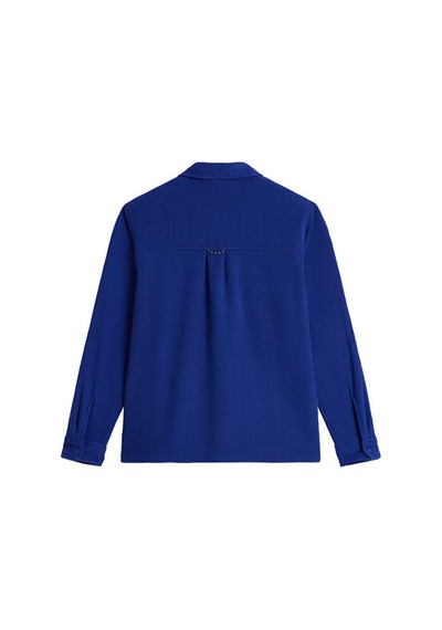 The North Face M Open Range Fleece Long Sleeve Shırt Erkek Outdoor Polar Ceket Nf0a8jk3nlv1 Mavi