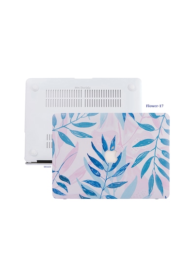 Apple Uyumlu MacBook Pro Kılıf 13inç M1-m2, Flower02 Type-c'li Model A2338 A2289 A2251 A1706-08 A1989 A2159 İle Beyaz
