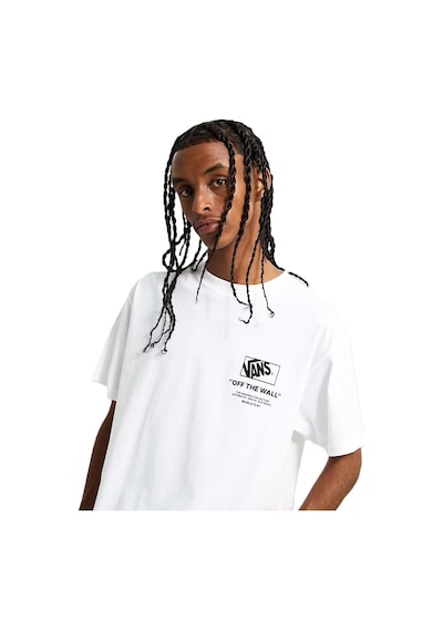 Vans Stacked Hi Ss Tee Erkek Beyaz T-shirt - Vn000pew