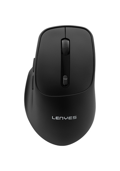 Lenyes Ws105 Sessiz Buton Tasarımlı Çift Bluetooth Bağlantılı 2.4g Kablosuz Mouse 1600 Dpı Siyah Ws105