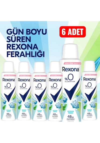 Kadın Deo Ocean Fresh 150 Ml 6 Adet