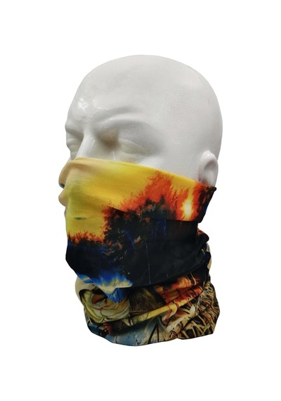 Aresoutdoors Fish Attack Çok Amaçlı Boyunluk Neck Gaiter Çok Renkli