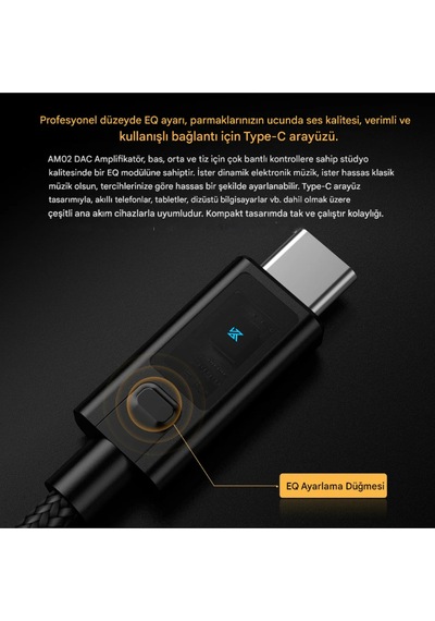 Kz Am02 Type C Dönüştürücü Dac Kablo Eq Modlu